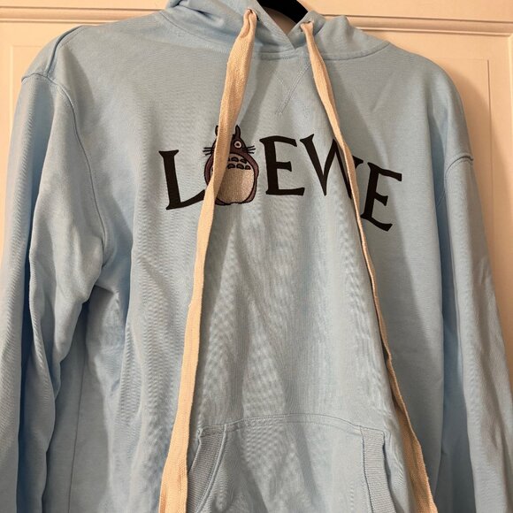 Loewe x Ghibli - Totoro Light Blue Hoodie Sweater - Picture 1 of 7